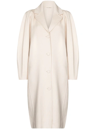 Ulla Johnson Lana Single-breasted Wool Coat In Neutrals