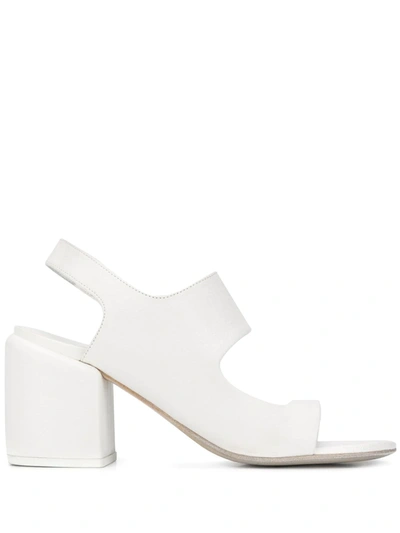 Marsèll Sling-back Strap Sandals In White