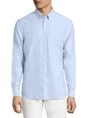 Wesc Oden Soft Oxford Button-down Shirt In Polar Blue