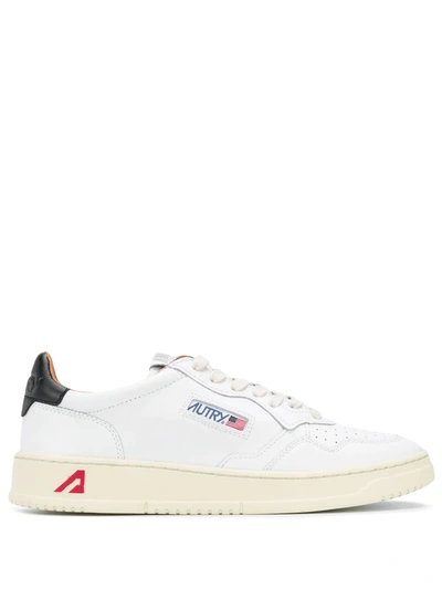 Autry Low Top Side Logo Patch Sneakers In White | ModeSens