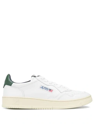 Autry Low Top Side Logo Patch Sneakers In White