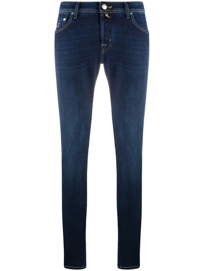 Jacob Cohen Skinny Fit Jeans In Blue