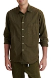 Alex Mill Easy Cotton Button-up Shirt In Military Olive