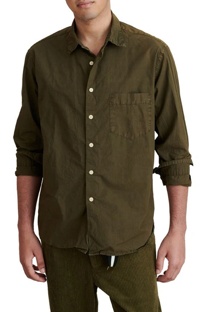 Alex Mill Easy Cotton Button-up Shirt In Military Olive