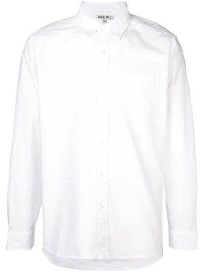 Alex Mill Striped Button Down Shirt In White