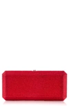 Judith Leiber Couture Slim Rectangle Clutch In Rose