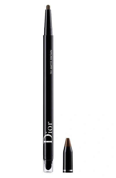 Dior Show 24-hour Stylo Eyeliner In 781 Matte Brown