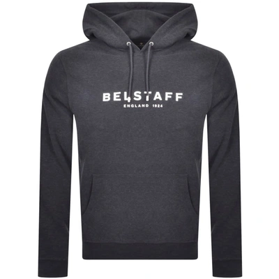 Belstaff Logo Pullover Hoodie Grey