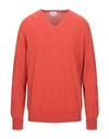 Ballantyne Cashmere Blend In Rust