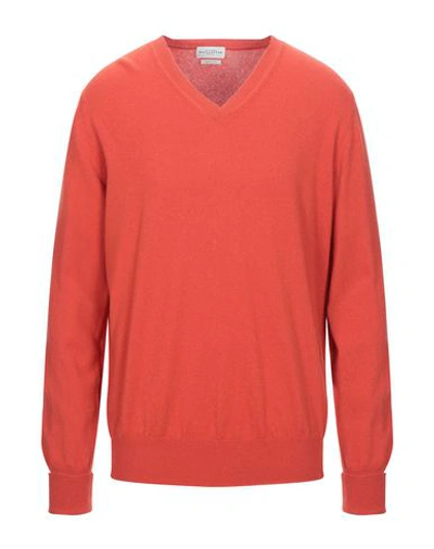 Ballantyne Cashmere Blend In Rust