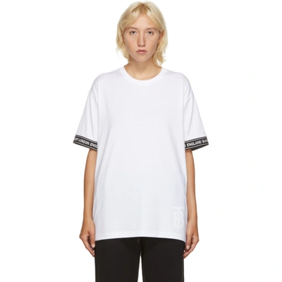 Burberry White Teslow T-shirt