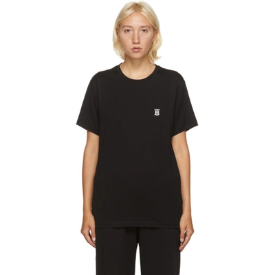 Burberry Black Tb Monogram Parker T-shirt