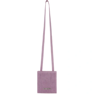 Jacquemus Purple Le Gadjo Pouch Shoulder Bag In Pink