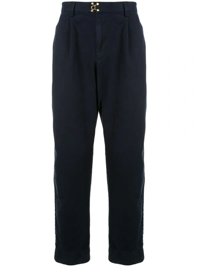 Kolor Relaxed Tailored Trousers In Blue