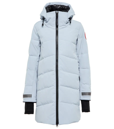 Canada Goose Merritt Hooded Parka Coat In Dawn Blue