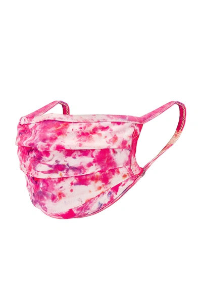 Rococo Sand Hikari Face Mask In White & Pink