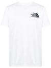 The North Face Coordinates Logo-print Cotton T-shirt In White