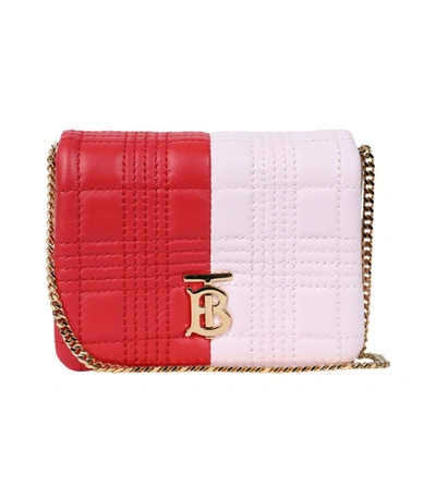 Burberry Small Red And Pink Lola Bag | ModeSens