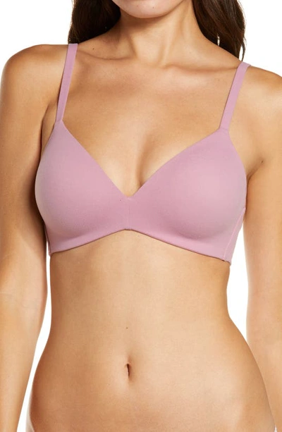 Wacoal How Perfect Wire-free T-shirt Bra In Heather Rose