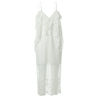 Pre-owned Alice Mccall Mid-length Dress In White
