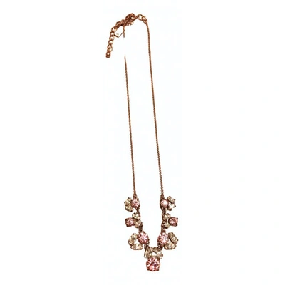 Pre-owned Kate Spade Crystal Necklace In Multicolour