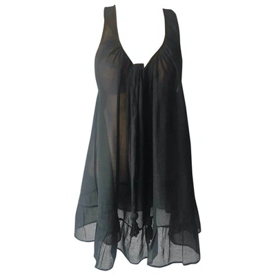 Pre-owned By Malene Birger Mini Dress In Black