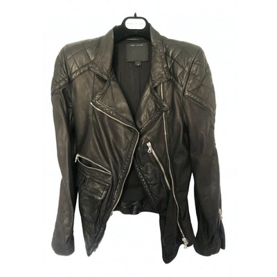 Pre-owned Marc Jacobs Black Leather Jacket
