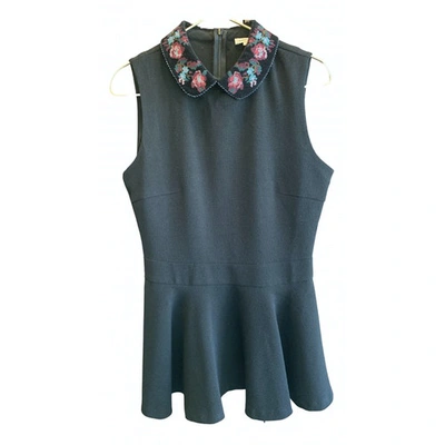 Pre-owned Manoush Black Polyester Top