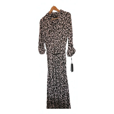 Pre-owned Marc Cain Maxi Dress In Beige