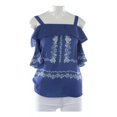 Pre-owned Self-portrait Top In Blue