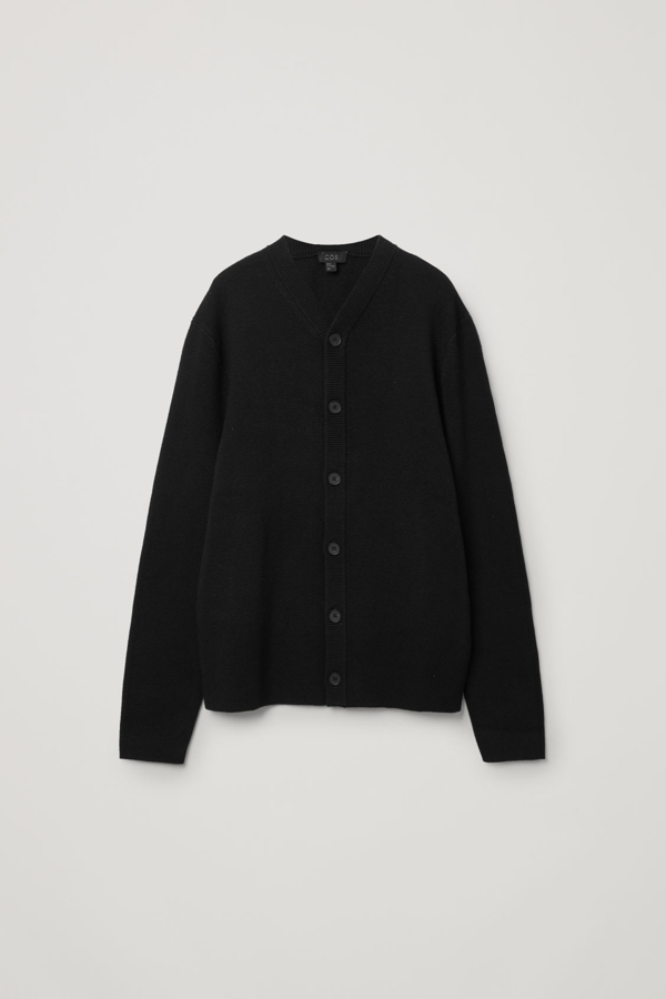 cos organic cotton cardigan