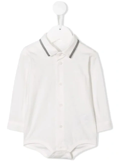 Il Gufo Babies' Shirt Bodysuit (1-18 Months) In White