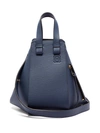 Loewe Hammock Drawstring Small Leather Shoulder Bag In Ocean