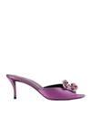 Roger Vivier Sandals In Mauve