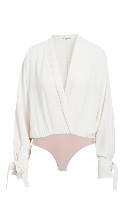 Amanda Uprichard Blakeley Bodysuit In Ivory