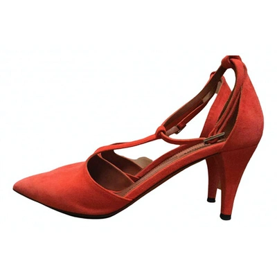 Pre-owned Missoni Heels In Red
