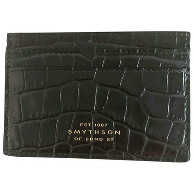 Pre-owned Smythson Leather Purses, Wallet & Cases