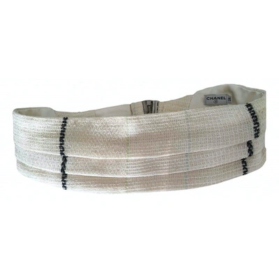 Pre-owned Chanel Cloth Belt In Multicolour