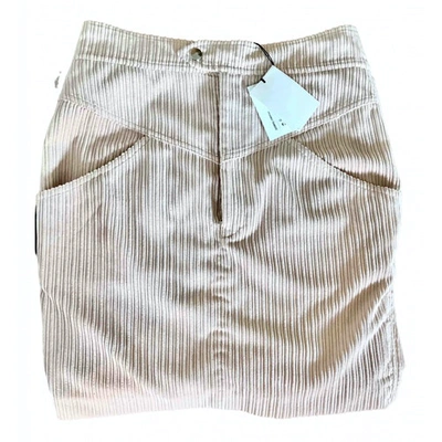 Pre-owned Isabel Marant Mini Skirt In Pink