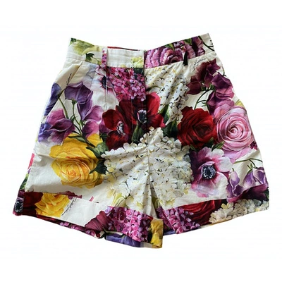 Pre-owned Dolce & Gabbana Multicolour Cotton Shorts