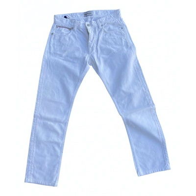 Pre-owned Moncler Large Jeans In White