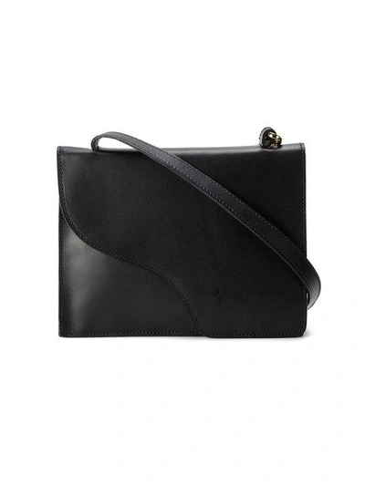 Atp Atelier Black Siena Leather Cross Body Bag