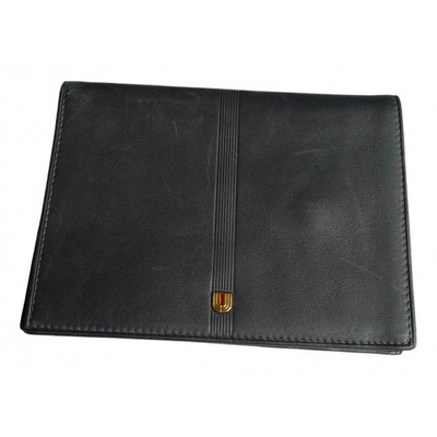 Pre-owned Emanuel Ungaro Leather Wallet In Black