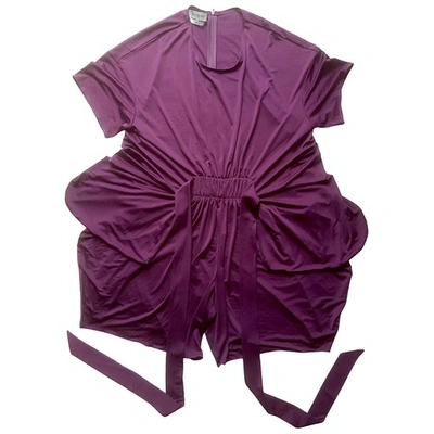 Pre-owned Saint Laurent Jumpsuit In Purple