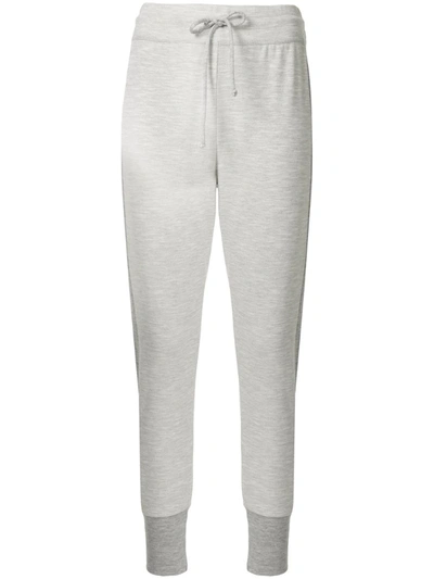 Beyond Yoga Two-tone Performance Trousers In Grey
