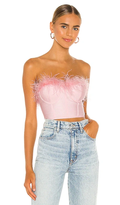 Superdown Ramona Bustier Top In Blush