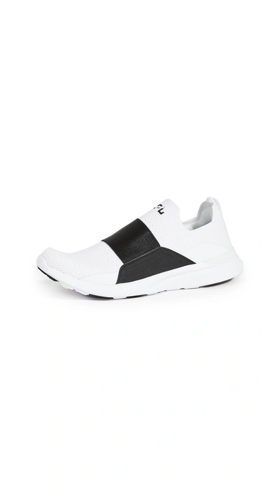 Apl Athletic Propulsion Labs Techloom Bliss Sneakers In White & Black Strap