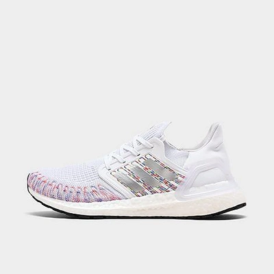 Adidas Originals Adidas Women's Ultraboost 20 Running Sneakers From Finish Line In White/core Black/signal Green