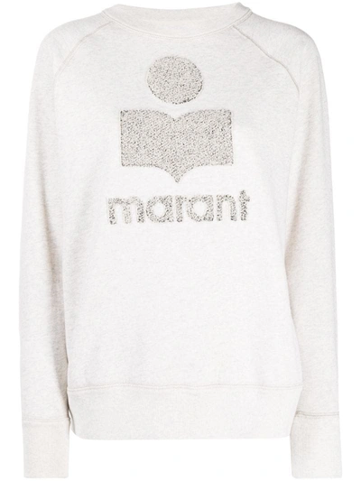 Isabel Marant Étoile Sweatshirt Mit Rundem Ausschnitt In Neutrals