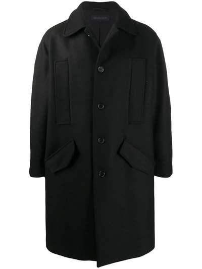 Ann Demeulemeester Single-breasted Coat In Black
